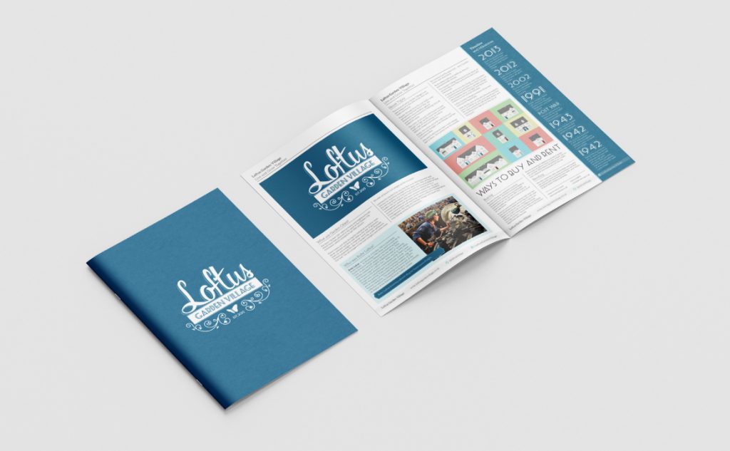 Loftus Garden Village Brand Design Newport- Finch Branding Agency Cardiff