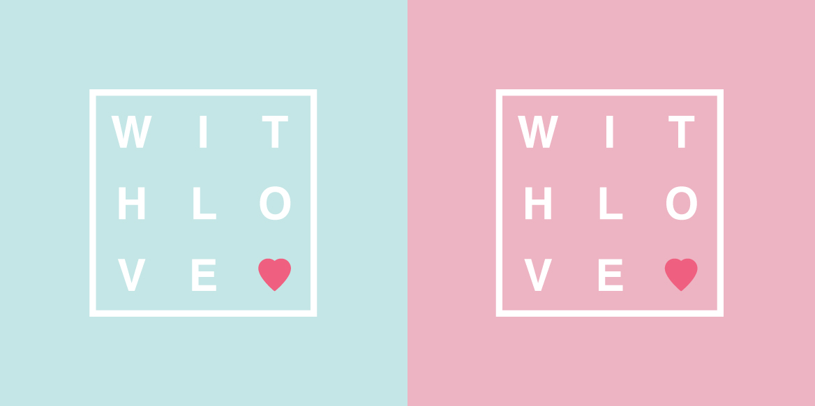 With Love Clothing Brand - Finch Branding Agency Cardiff