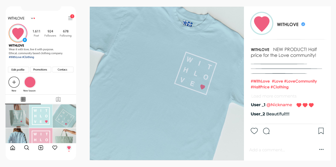With Love Social Media - Finch Branding Agency Cardiff