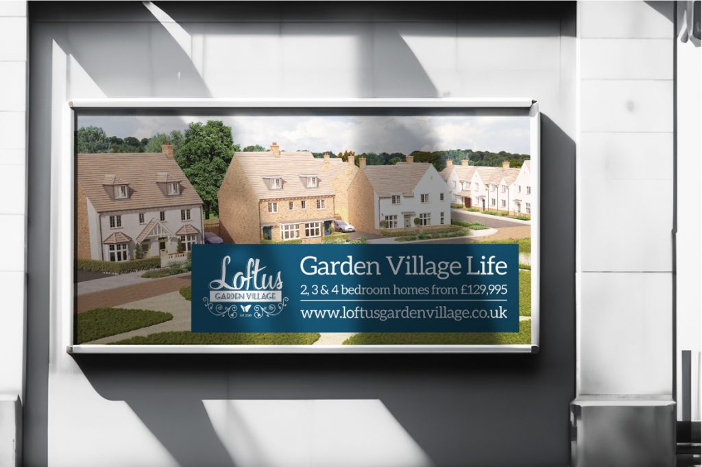 Loftus Garden Village Brand Design Newport- Finch Branding Agency Cardiff
